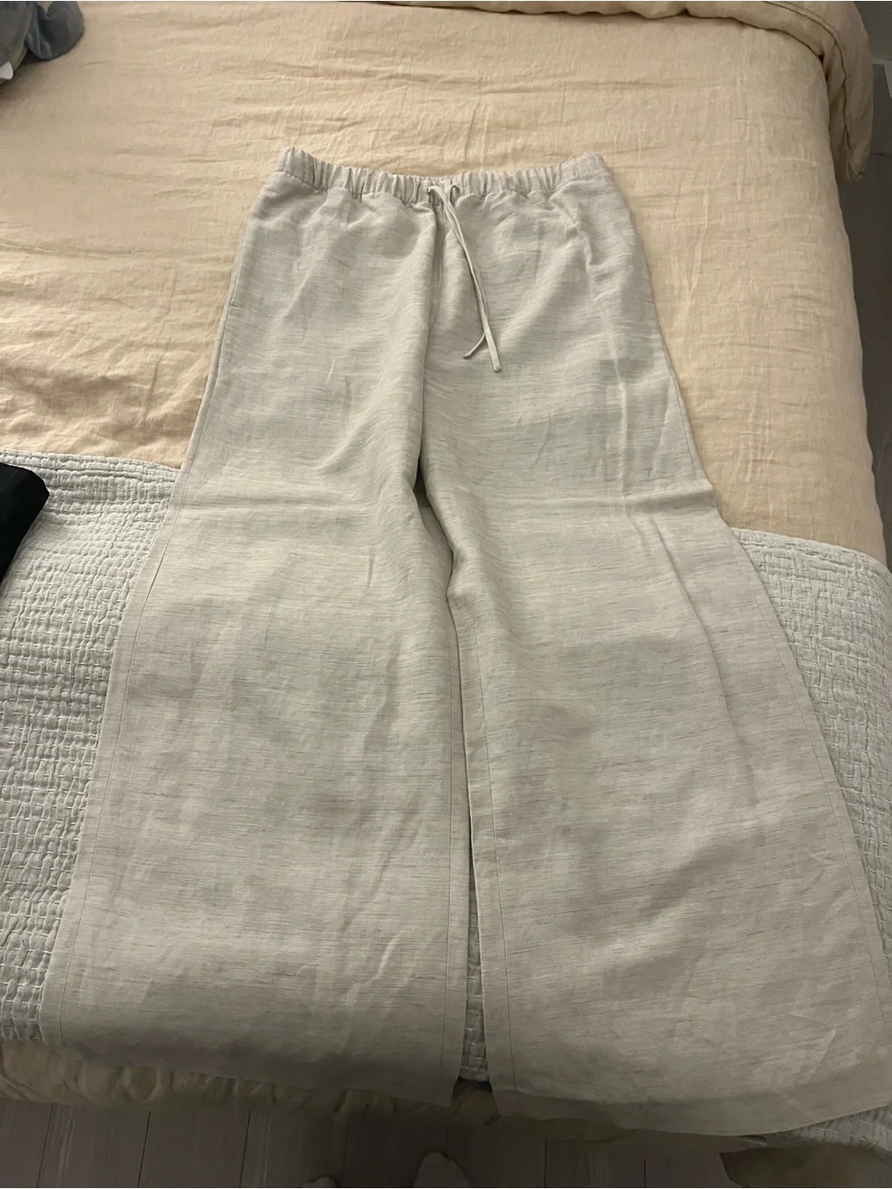 NWOT Aritzia Lodge Pant CruiseLinen in Natural Ecru